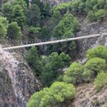 Wandernetz in Málaga - Hängebrücke in der Axarquía