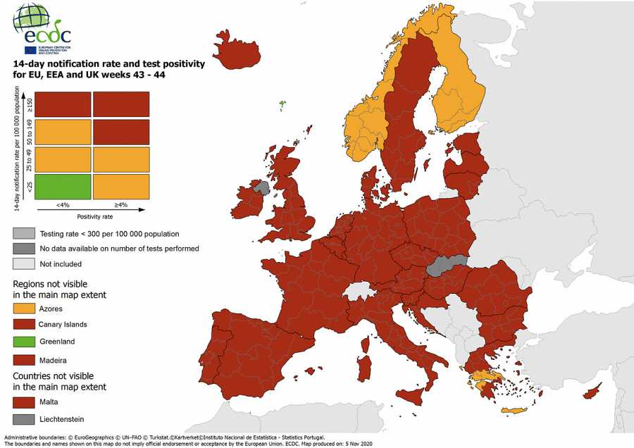 Risikogebiete Europa