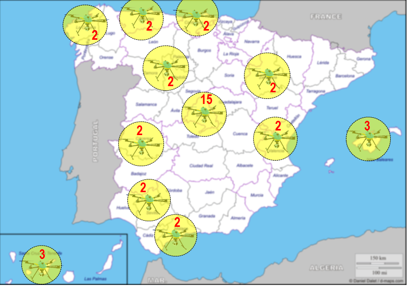 Verkehrsüberwachung Spanien