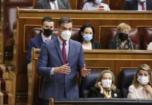 Maskenpflicht in Spanien - Pero Sánchez