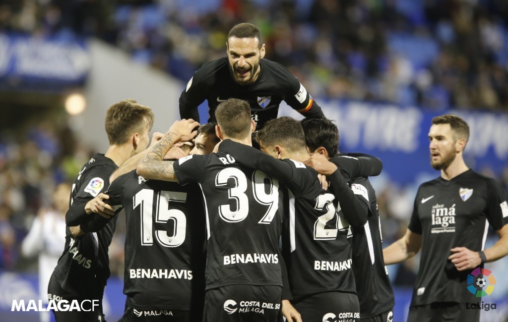 Zaragoza Málaga 1:1 Segund Divison Spanien