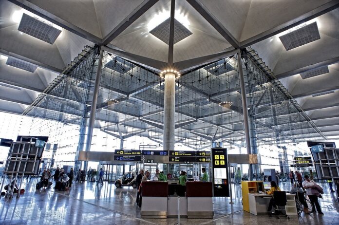 Flughafen in Málaga 2022