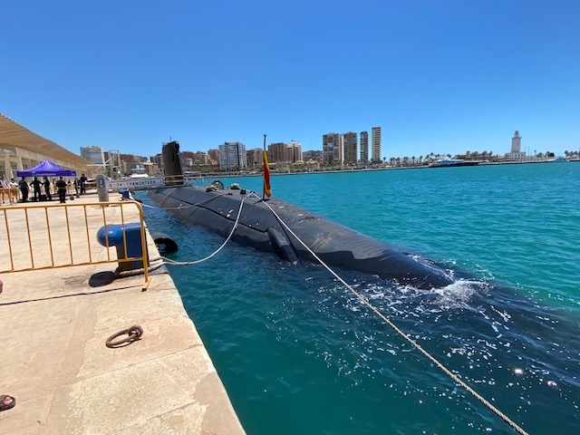U-Boot im Hafen von Málaga