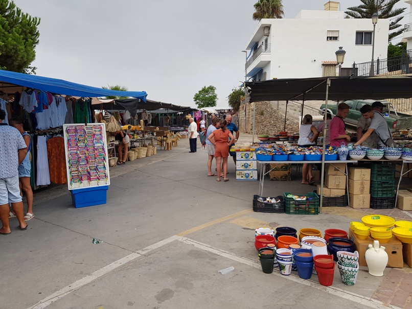 Wochenmarkt in Cómpeta