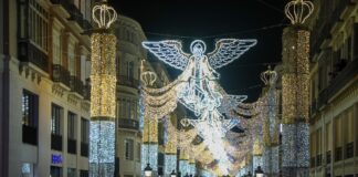 Fotos Weihnachtsbeleuchtung in Málaga