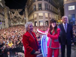 Fotos von der Weihnachtsbeleuchtung in Málaga