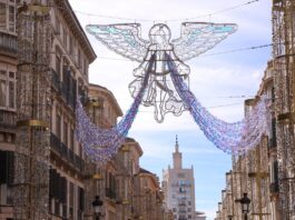 Weihnachsbeleuchtung in Málaga 2023