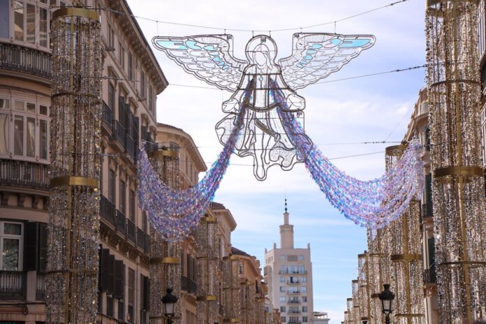 Weihnachsbeleuchtung in Málaga 2023