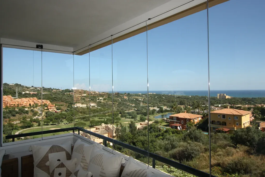 Terrassenverglasung an der Costa del Sol