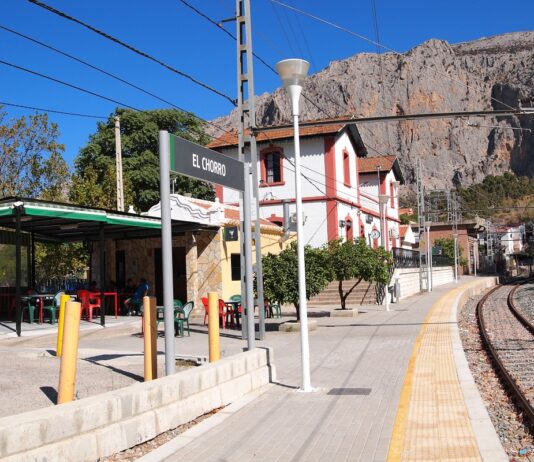 Zugverbindung Málaga-Caminito del Rey