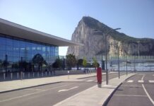 Flughafen Gibraltar Landebahn