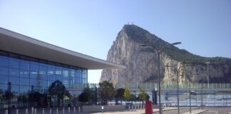 Flughafen Gibraltar Landebahn