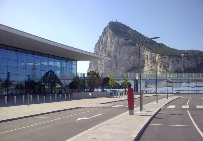 Flughafen Gibraltar Landebahn