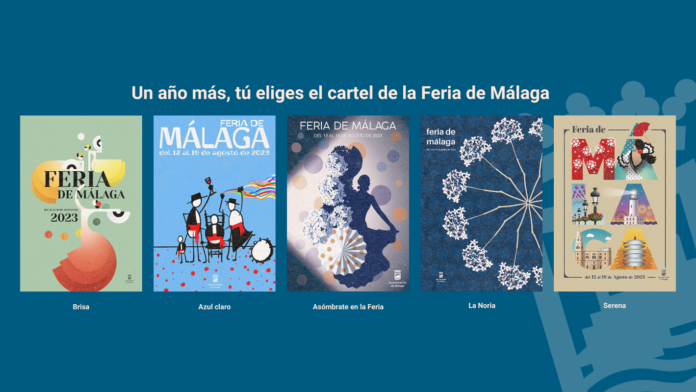 Plakate der Feria de Málaga 2023
