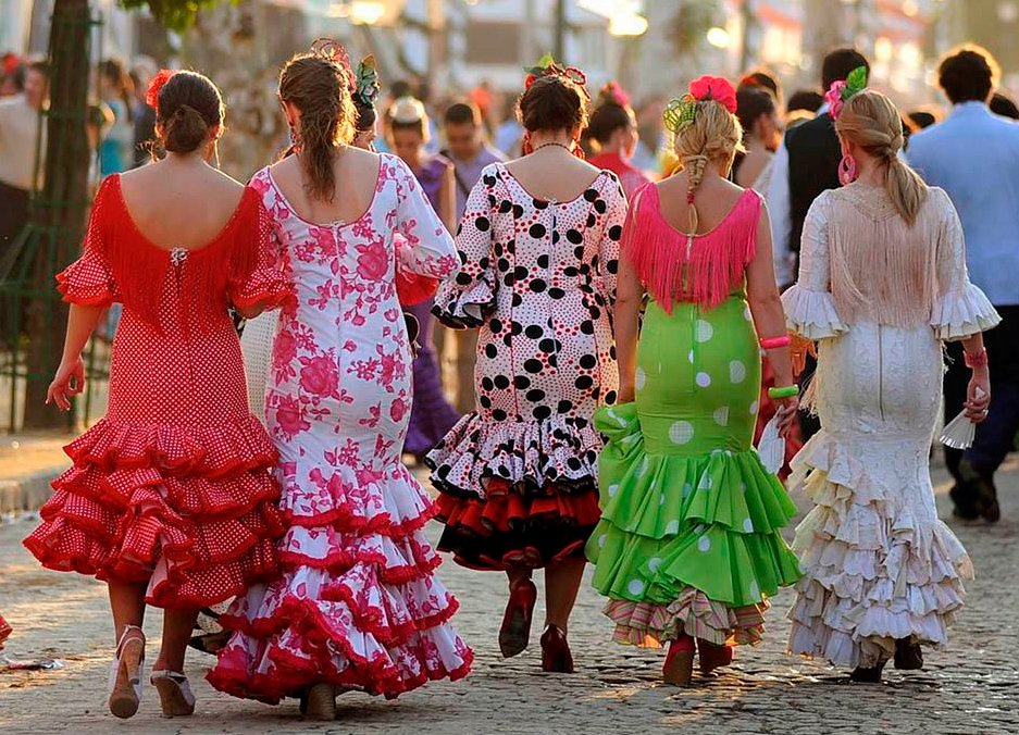 Flamencokleider in Andalusien
