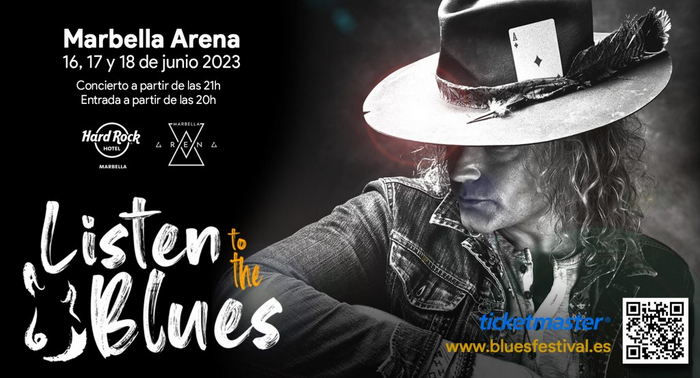 Screenshot 2023 06 16 at 14 09 45 Listen to the Blues 16 17 y 18 de junio de 2023 Marbella Arena