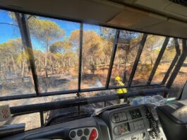 Waldbrandgefahr in Andalusien