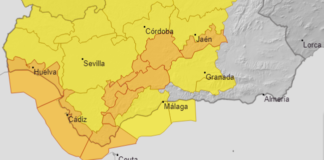 Wetterwarnung in Andalusien