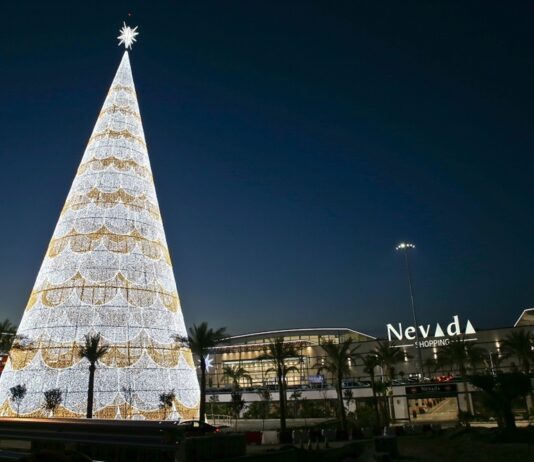 Höchster Weihnachtsbaum in Spanien
