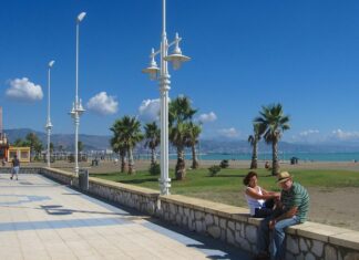 Strandpromenaden in Málaga