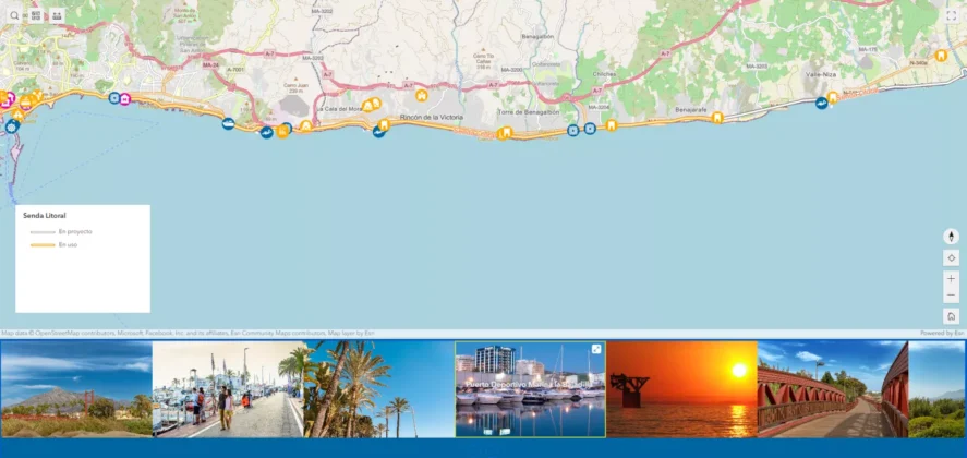 Informationen Küstenweg in Málaga