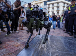 Roboterhund in Málaga