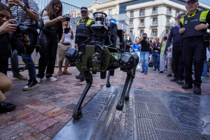 Roboterhund in Málaga