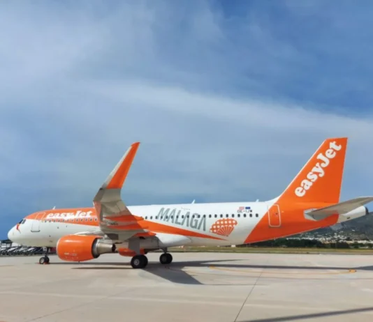 Seit 1999 bedient die britische Airline den Flughafen Málaga. Foto: easyJet.