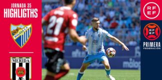 FC Málaga - AD Mérida 1:1 | Primera Federación Spanien