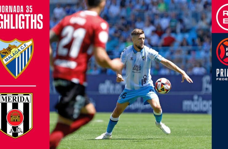 FC Málaga - AD Mérida 1:1 | Primera Federación Spanien