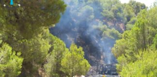 Brand in Mijas