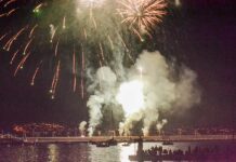 Feuerwerk Feria de Málaga