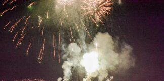 Feuerwerk Feria de Málaga