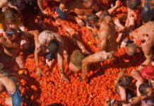 Tomatina in Spanien