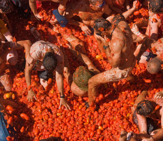 Tomatina in Spanien