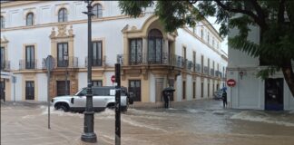 Unwetter in Andalusien