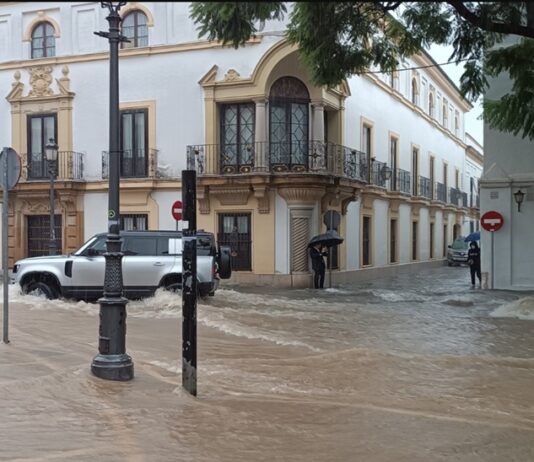 Unwetter in Andalusien