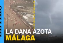 Unwetter in Málaga und an der Costa del Sol sowie in der Axarquía