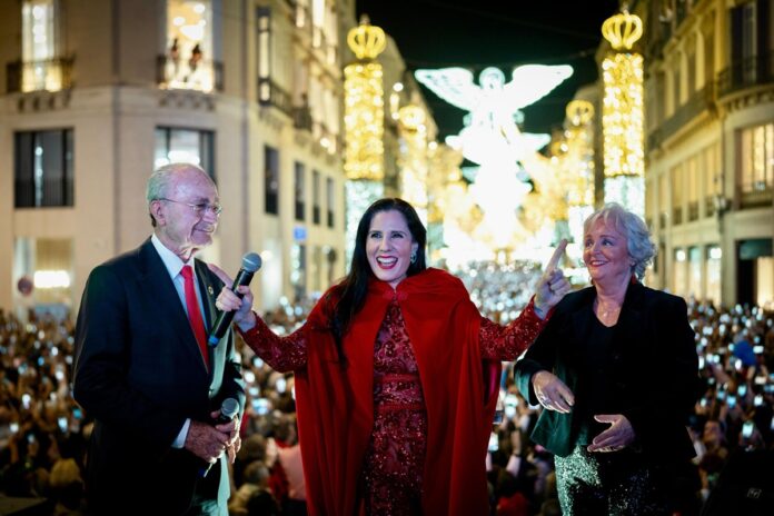 Weihnachtsbeleuchtung in Málaga 2024