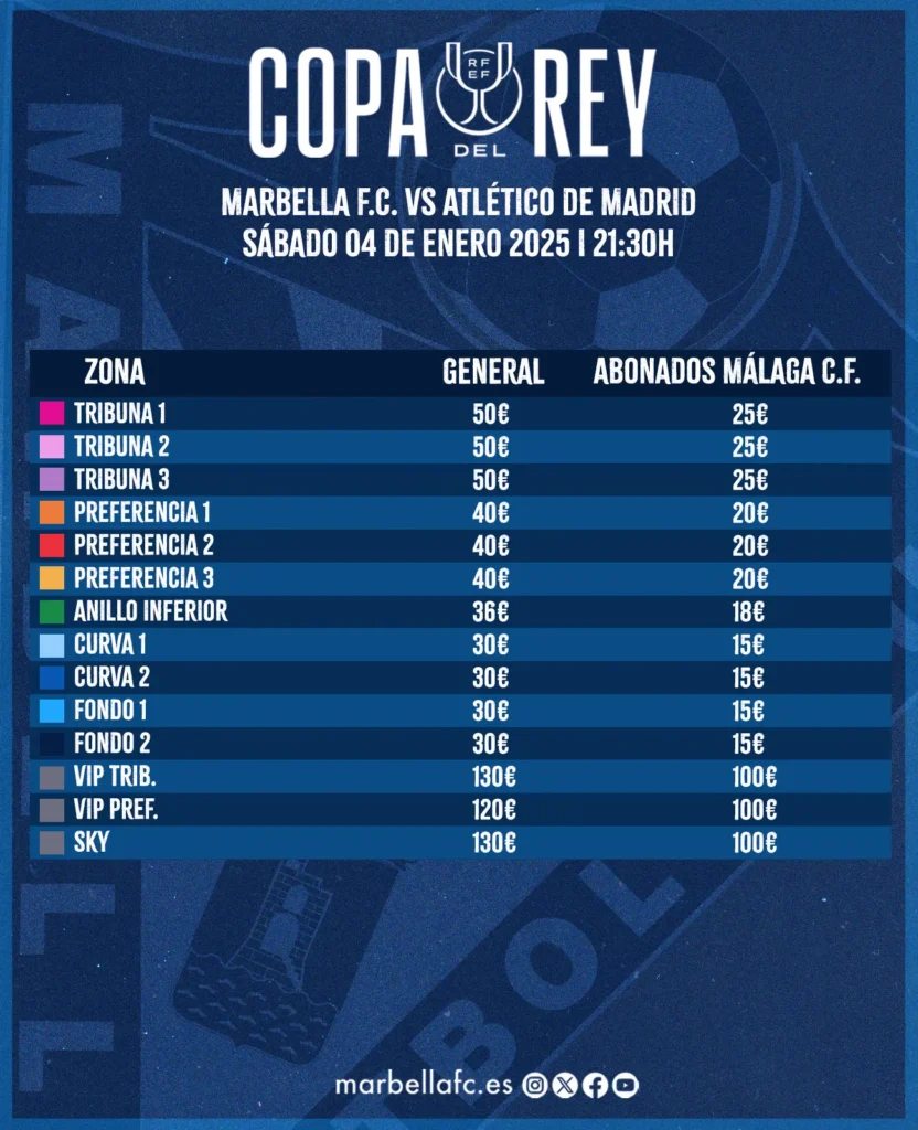 Tickets FC Marbella gegen Atlético Madrid