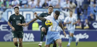 FC Málaga - UD Almería 1:1 | LaLiga Hypermotion Spanien