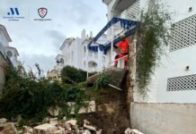 Schäden Unwetter an der Costa del Sol