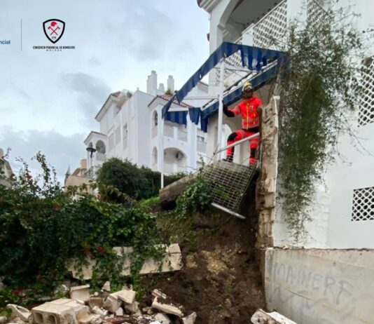 Schäden Unwetter an der Costa del Sol