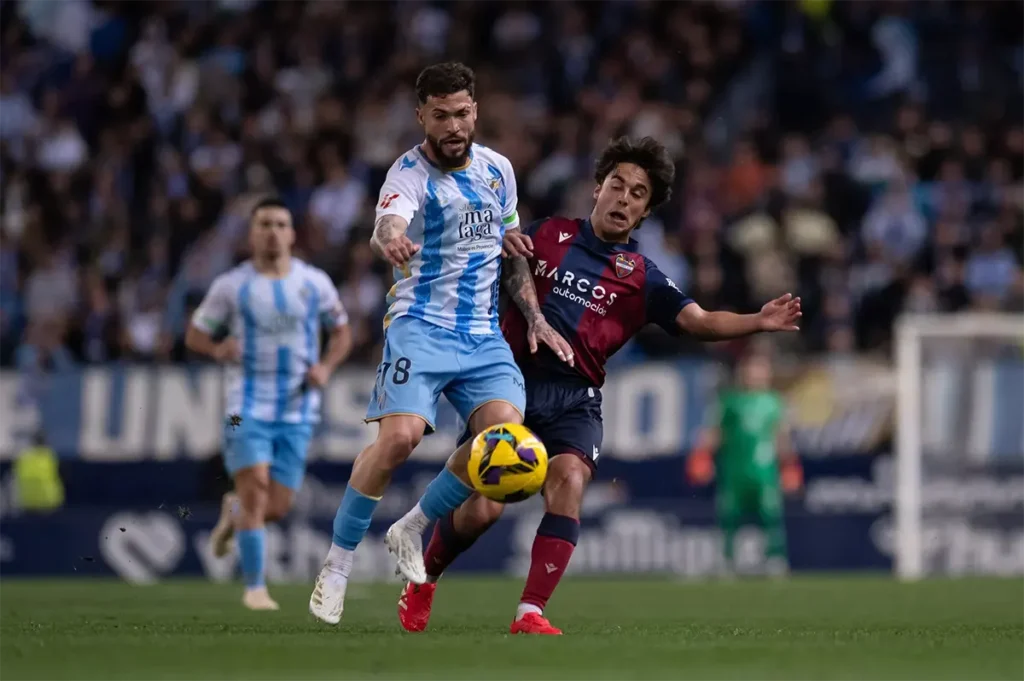 FC Málaga - UD Levante 1:1 | LaLiga Hypermotion Spanien