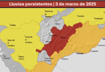 starke Regenfälle Andalusien