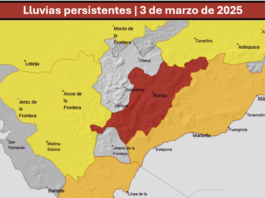 starke Regenfälle Andalusien
