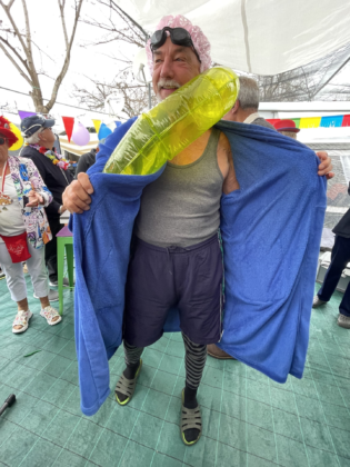 Jeckenfete auf Campingplatz in Torre del Mar