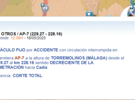 Unfall AP-7 Torremolinos