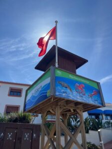 Strand gesperrt Mijas Costa