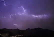 Gewitter Málaga Juni